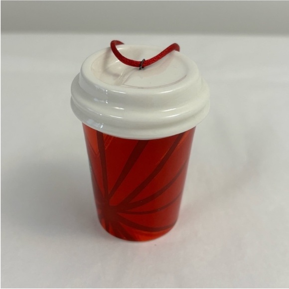 Starbucks Festive Red and Gold Ornament SET OF 3 Christmas ornaments 2012/14 - Picture 12 of 16
